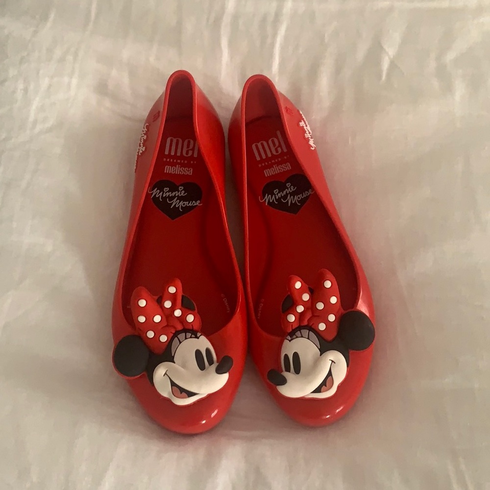 NIB Mini Melissa Minnie Mouse flats Sz 3